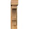 Ekena Millwork Balboa Block Rough Sawn Bracket w/ Offset Brace, Western Red Cedar, 6"W x 22"D x 26"H BKT0604X22X26BOA05RWR - alternate 3